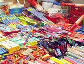 ضبط 7 آلاف صاروخ ألعاب نارية قبل توزيعها على التجار فى العيد ببنى سويف