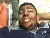 إصابة شخص مجهول الهوية فى حادث بكفر الشيخ