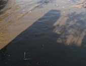قرية البهى فى محافظة البحيرة تغرق فى مياه الصرف الصحى