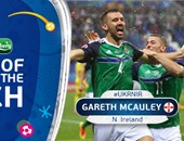 يورو 2016.. جاريث مكاولى أفضل لاعب فى مواجهة أيرلندا الشمالية وأوكرانيا