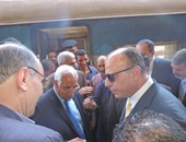 بالصور.. مدير شرطة النقل يتفقد محطة سكة حديد مصر ومترو الشهداء