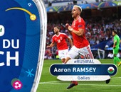 يورو 2016.. أرون رامسى أفضل لاعب فى مباراة ويلز وروسيا