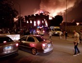 صحافة المواطن: بالصور.. حريق فى أكاديمية الفنون بشارع الهرم