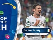 يورو 2016.. روبى برادى أفضل لاعب فى مباراة إيطاليا وأيرلندا