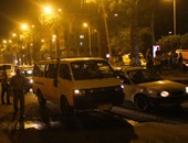 شلل مرورى فى شارع الهرم بسبب حريق مدينة السينما