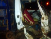 إصابة شخصين نتيجة حادث تصادم بطريق مدينة القرين فى الشرقية