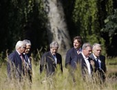 بالصور.. وزراء خارجية أوروبا يتباحثون وضع أوروبا قبل دقائق من إجتماعهم رسميا