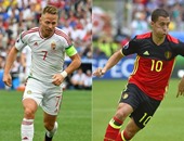 يورو 2016.. انطلاق مباراة بلجيكا والمجر فى ثمن النهائى