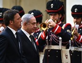 بالصور.. رئيس وزراء ايطاليا يستقبل نتنياهو بالموسيقى العسكرية فى روما