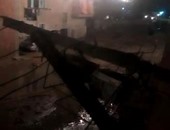 بالفيديو.. أهالى "سبيكو" بمدينة السلام يشكون من طفح مياه المجارى 