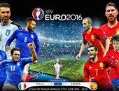 يورو 2016.. التشكيل الرسمى لمباراة إيطاليا وإسبانيا