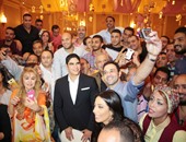 فريق "ON TV" يحتفل بمشاركة أبو هشيمة فى حفل الإفطار