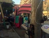 محافظة القاهرة تفتح كوبرى مشاة مسطر بعد إزالة اشغالات الباعة الجائلين