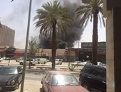 بالفيديو.. صحافة المواطن.. بالصور حريق بأحد المراكز التجارية فى الرياض