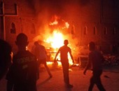 11 سيارة إطفاء تسيطر على حريق بمصنع كرتون فى قرية باسوس بالقليوبية