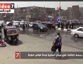 بالفيديو..عقب افتتاحه بساعة.."التكاتك" تغزو ميدان المطرية