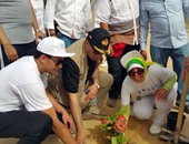 وزير البيئة يشارك فى زراعة نبات الصبار  لحملة "شجرها" بمحمية وادى دجلة
