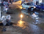 صحافة المواطن.. بالصور - مياه الصرف تغرق شارع الدقهلية بحى ثان الإسماعيلية