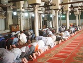 تراتيل وصلاة.. أول أيام رمضان فى جامع الأزهر