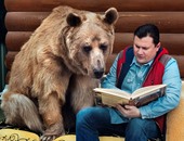 بالصور.. القصة الحقيقة وراء الدب "ستيفن" نجم السوشيال ميديا