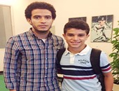 خالد الغندور ينشر صورة لنجله مع عمر جابر معلقا: "نجم الزمالك وبازل"