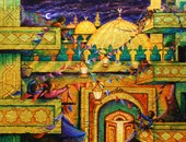 بالصور.. فنانون تشكيليون يصورون فرحة المصريين بقدوم شهر رمضان داخل لوحاتهم
