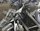 صور أجزاء السيارة المفخخة المستخدمه فى تفجير القنصلية الإيطالية