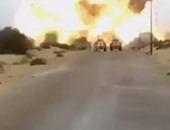 مصادر: سيارة نقل يقودها انتحاريان انفجرت بالقرب من كمين أبو رفاعى