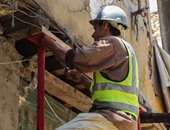 ترميم المنازل المتضررة من حادث التفجير الإرهابى خلف القنصلية الإيطالية