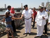 حكمدار العاصمة يتفقد الأوضاع الأمنية بكوبرى قصر النيل