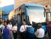 تواجد أمنى مكثف بمطار القاهرة لتأمين بعثة الأهلى بعد وصولها من الإمارات 