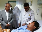 محافظ شمال سيناء يزور مصابى تفجيرات الشيخ زويد