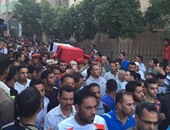 "واتس آب اليوم السابع": بالصور.. جنازة مهيبة لشهيد سيناء ببنى سويف