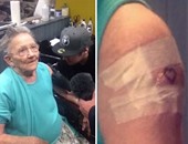 عجوز فى الـ79 من عمرها تهرب من دار المسنين لترسم تاتو على ذراعها