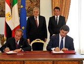 محلب ونظيره الإيطالى يشهدان توقيع 7اتفاقيات تعاون بين البلدين