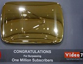 "فيديو 7" تحصد جائزة "يوتيوب الذهبية" بعد تخطيها حاجز المليون مشترك