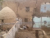 مجهول يهدم ضريح الشيخ عمر أبو مسلم فى مدينة الحمام بمطروح