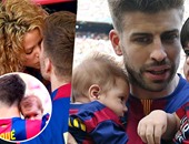 بالفيديو.. شاكيرا وبيكيه يعلمان "ساشا" مهارات كرة القدم