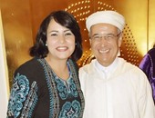بالصور..المطربة فاطمة محمد على تشارك باحتفال سفارة المغرب بالعيد الوطنى