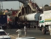 انتظام حركة المرور على طريق "بورسعيد -القاهرة" بعد السيطرة على حريق سيارتين