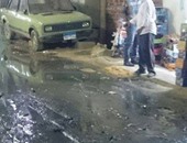 "صحافة المواطن": غرق مدينة الضباط بـ"سيدى بشر" فى مياه الصرف الصحى