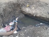 شركة مياه الشرب بالقليوبية تشن حملة لتطهير غرف الصرف الصحى بشبرا الخيمة