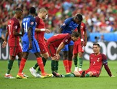 يورو 2016.. بالفيديو: رونالدو يستكمل نهائى البطولة رغم الإصابة