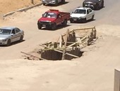 صحافة مواطن: أهالى زهراء المعادى يشكون تكسير الطريق نتيجة حفر خط صرف جديد
