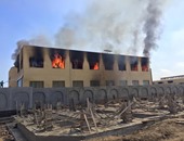 اندلاع النيران بأحد مصانع المنطقة الصناعية بدمياط الجديدة