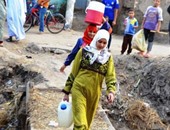 أهالى قرية العزيزية بالجيزة يشتكون من انقطاع المياه 22 ساعة يوميا