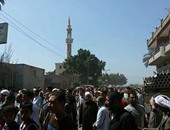  الآلاف من أهالى الشرقية يشيعون جثمان شهيد سيناء بمسقط رأسه بقرية صافور