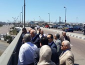 وزير النقل يتفقد الغلال والقمح بميناء الدخيلة بالإسكندرية