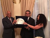 رئيس مجلس النواب يكرم سفير مصر بروسيا فى حفل عشاء الوفد البرلمانى المصرى
