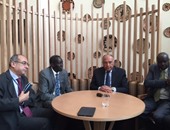 سامح شكرى يناقش أزمة جنوب السودان مع وزير خارجية جوبا ومبعوث سالفا كير